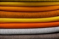 Felt fabrics in different colors Royalty Free Stock Photo