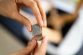 Felt Pad On Chair Leg Royalty Free Stock Photo