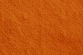 Felt surface in orange color. Royalty Free Stock Photo