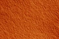 Felt surface in orange color. Royalty Free Stock Photo