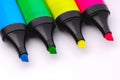 Felt Tip Highlighter Markers Royalty Free Stock Photo