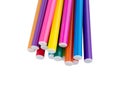 Felt Tip Pens. Multicolored Felt-Tip Pens isolated. Colorful markers pens Royalty Free Stock Photo