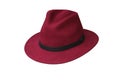 Felt Trilby Hat. Royalty Free Stock Photo
