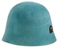 Felt women's cloche hat