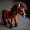 Felted Pony (generative AI)