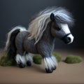 Felted Pony (generative AI)