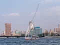 Feluca Sailing boat On The Nile In Cairo Royalty Free Stock Photo