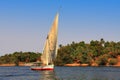 Felucca boat Royalty Free Stock Photo