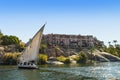 River Nile near Aswan in Southern Egypt