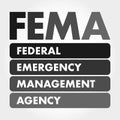 FEMA - acronym, concept background