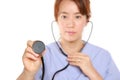 Fema doctor with stethoscope