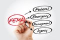 FEMA - Federal Emergency Management Agency acronym, concept background