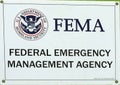 FEMA, Federal Emergency Management Agency Sign Royalty Free Stock Photo