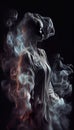 Femal Form Smoke Torso Hot Appearance Fantasy Looking AI Generative Art