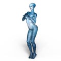 Female alien Royalty Free Stock Photo