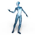 Female alien Royalty Free Stock Photo