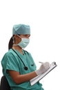 Female anaesthesiologist Royalty Free Stock Photo