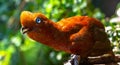 Female Andean Cock of the Rock in Colombia Royalty Free Stock Photo