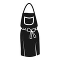 Female apron icon, simple style Royalty Free Stock Photo