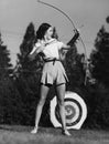 Female archer