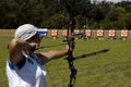 Female archery Royalty Free Stock Photo