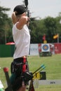 Female archery Royalty Free Stock Photo