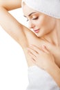 Female armpit Royalty Free Stock Photo