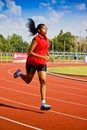 Female Athlete Running