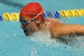 Female Athlete Swimming Royalty Free Stock Photo