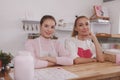 Female baristas preparing coffee Royalty Free Stock Photo