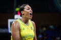 Female basketball player, Liz Cambage, during women`s basketball world cup 2018