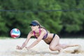 Female Beach Volleyball Player