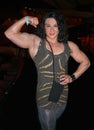 Female Bodybuilder Alina Popa Flexes