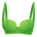 Female bra icon, cartoon style Royalty Free Stock Photo