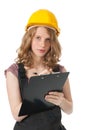 Female builder Royalty Free Stock Photo