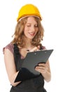 Female builder Royalty Free Stock Photo