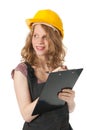 Female builder Royalty Free Stock Photo