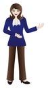 Female Business Executive Illustration