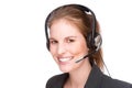 Female callcenter employee