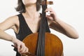 Female Cellist Royalty Free Stock Photo