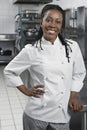 Female Chef In The Kitchen Royalty Free Stock Photo