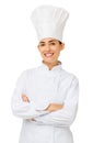 Female Chef Standing Arms Crossed