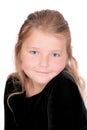 Female child headshot Royalty Free Stock Photo