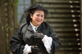 Female Civil War Reenactor