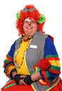 Female Clown Smiling