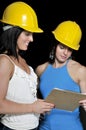 Female Construction Supervisors Royalty Free Stock Photo