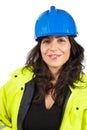 Female construction worker