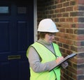 Female construction worker