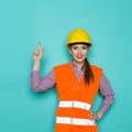 Female Construction Worker Advice Royalty Free Stock Photo