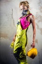 Female construction worker Royalty Free Stock Photo